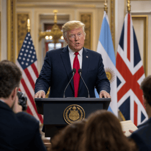 Trump se ofrece a mediar entre Reino Unido y Argentina